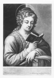 St. Katharina, graviert von Abraham Blooteling (1640-90), 1684